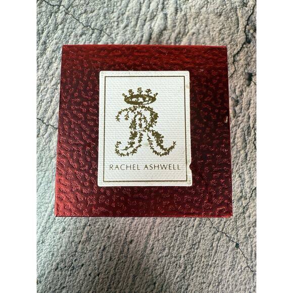 NIB Rachel Ashwell 925 Silver Cubic Zirconia Hoop Half Huggie Earrings - Picture 5 of 8
